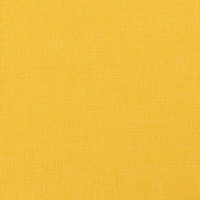 vidaXL világossárga szövet pad 70x35x41 cm
