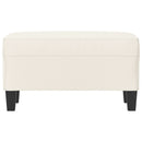 vidaXL krémszínű műbőr pad 70 x 35 x 41 cm