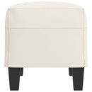 vidaXL krémszínű műbőr pad 70 x 35 x 41 cm