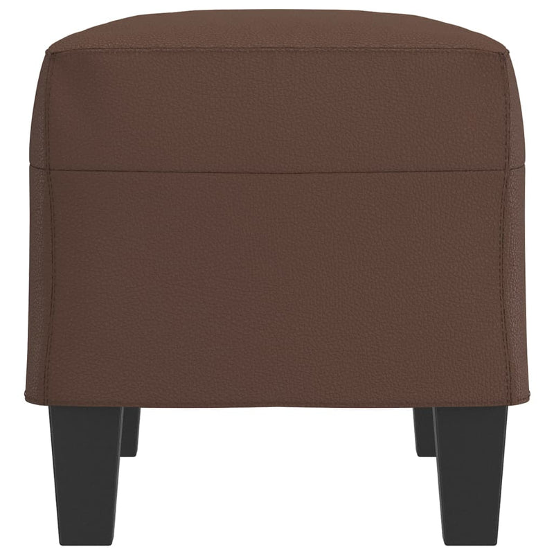 vidaXL barna műbőr pad 70 x 35 x 41 cm