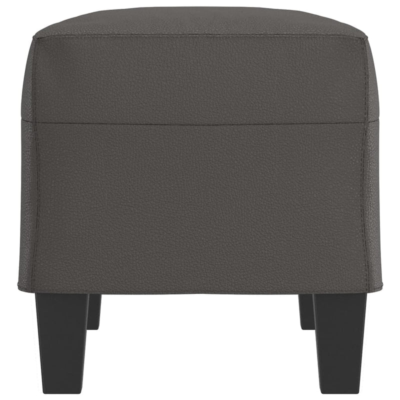 vidaXL szürke műbőr pad 70 x 35 x 41 cm