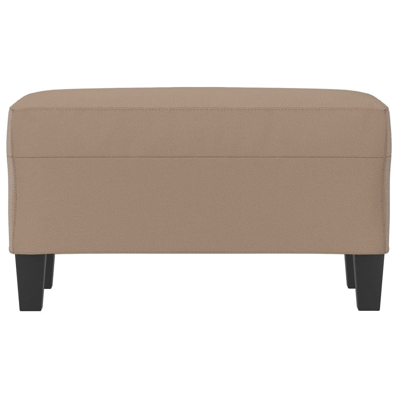 vidaXL kávészínű műbőr pad 70 x 35 x 41 cm