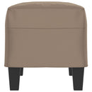 vidaXL tópszínű mikroszálas szövet pad 70 x 35 x 41 cm