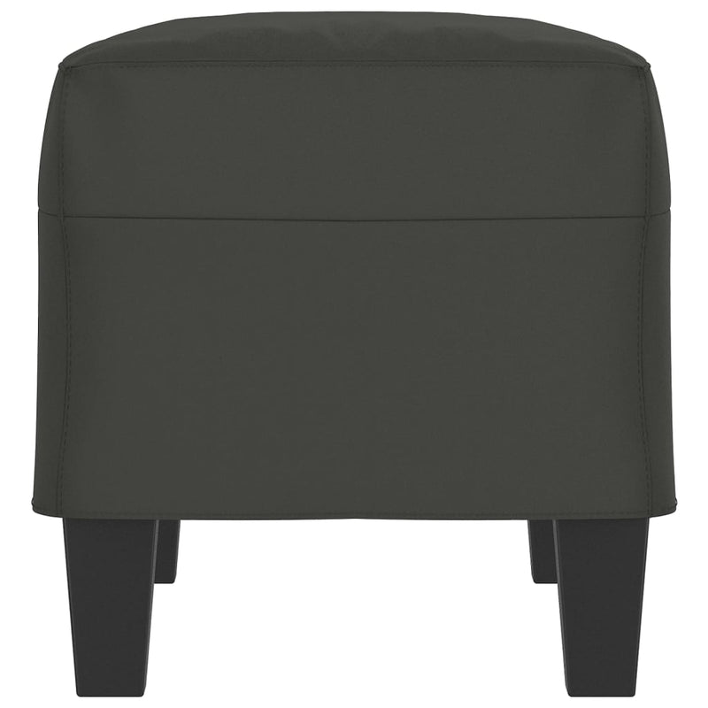 vidaXL sötétszürke mikroszálas szövet pad 70 x 35 x 41 cm