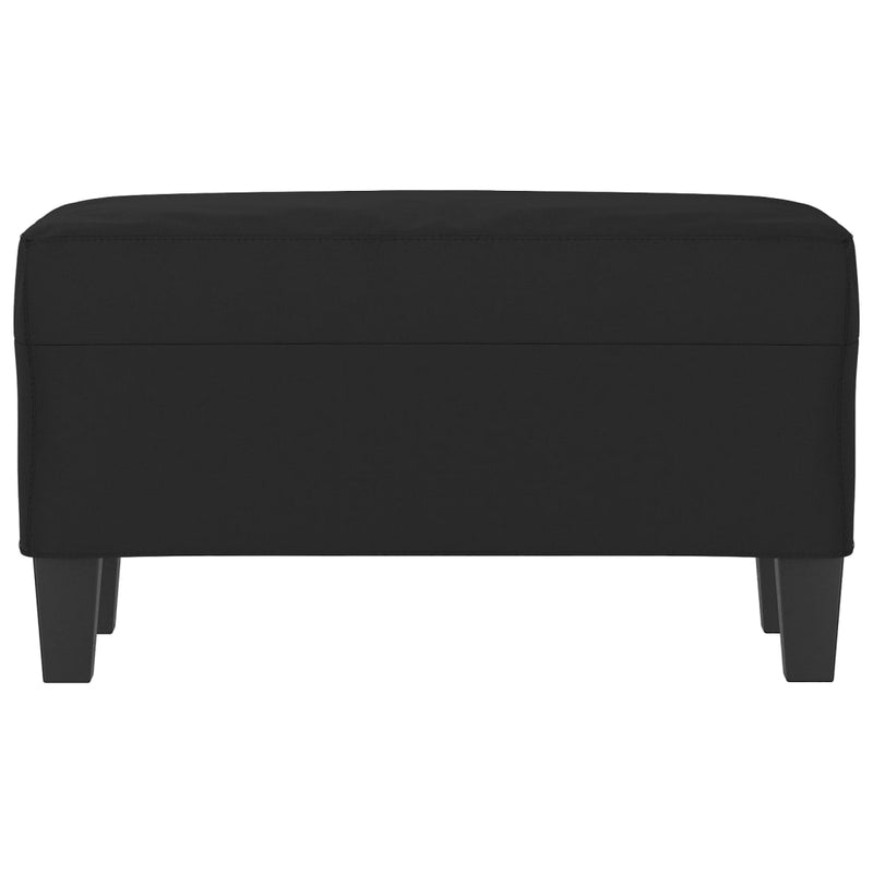 vidaXL fekete mikroszálas szövet pad 70 x 35 x 41 cm