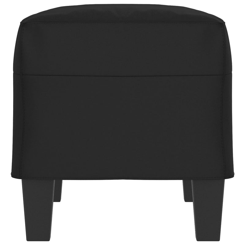 vidaXL fekete mikroszálas szövet pad 70 x 35 x 41 cm