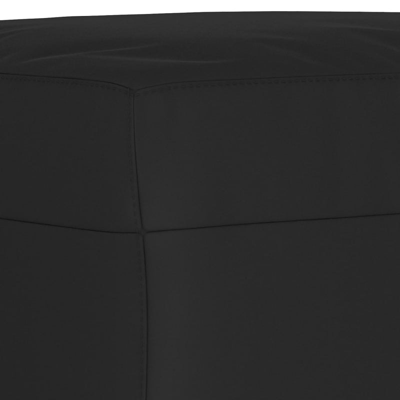 vidaXL fekete mikroszálas szövet pad 70 x 35 x 41 cm