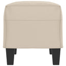 vidaXL krémszínű mikroszálas szövet pad 70 x 35 x 41 cm