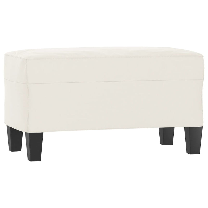 vidaXL bézs mikroszálas szövet pad 70 x 35 x 41 cm