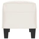 vidaXL bézs mikroszálas szövet pad 70 x 35 x 41 cm