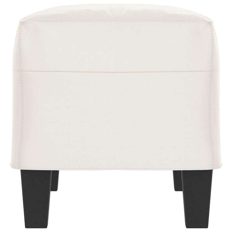 vidaXL bézs mikroszálas szövet pad 70 x 35 x 41 cm