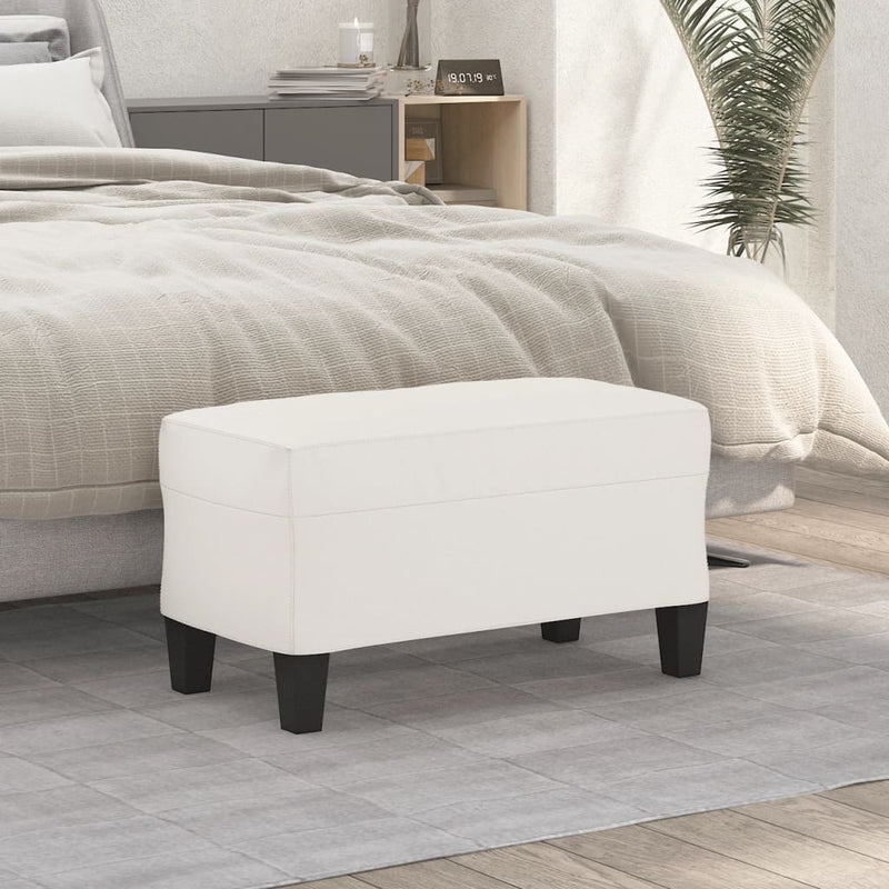 vidaXL bézs mikroszálas szövet pad 70 x 35 x 41 cm