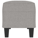 vidaXL világosszürke szövet pad 100 x 35 x 41 cm