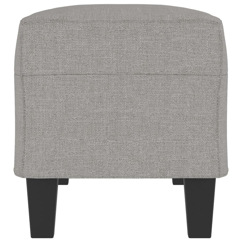vidaXL világosszürke szövet pad 100 x 35 x 41 cm