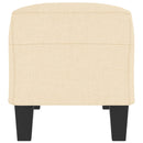 vidaXL krémszínű szövet pad 100 x 35 x 41 cm