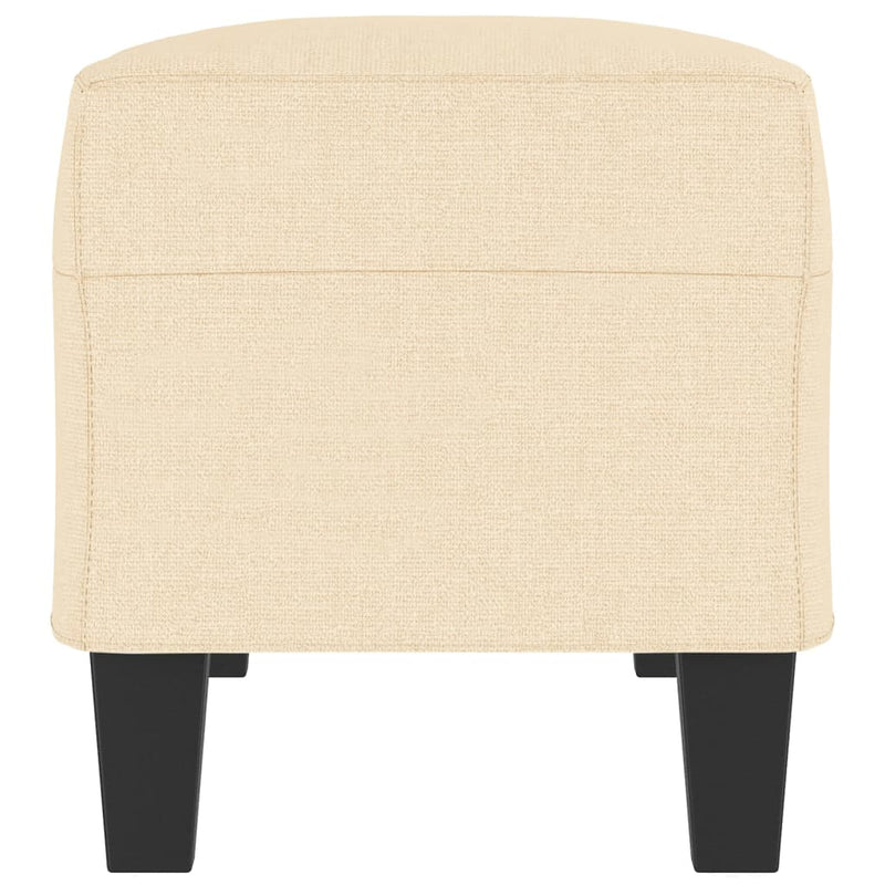 vidaXL krémszínű szövet pad 100 x 35 x 41 cm