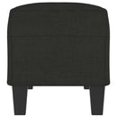 vidaXL fekete szövet pad 100 x 35 x 41 cm