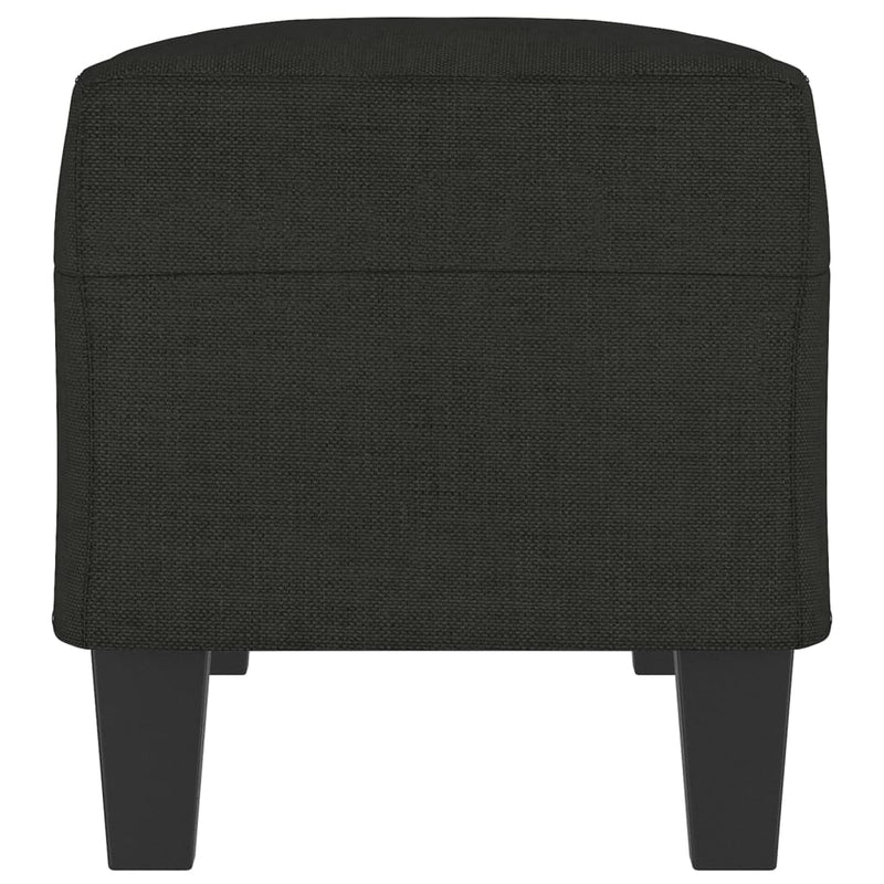 vidaXL fekete szövet pad 100 x 35 x 41 cm