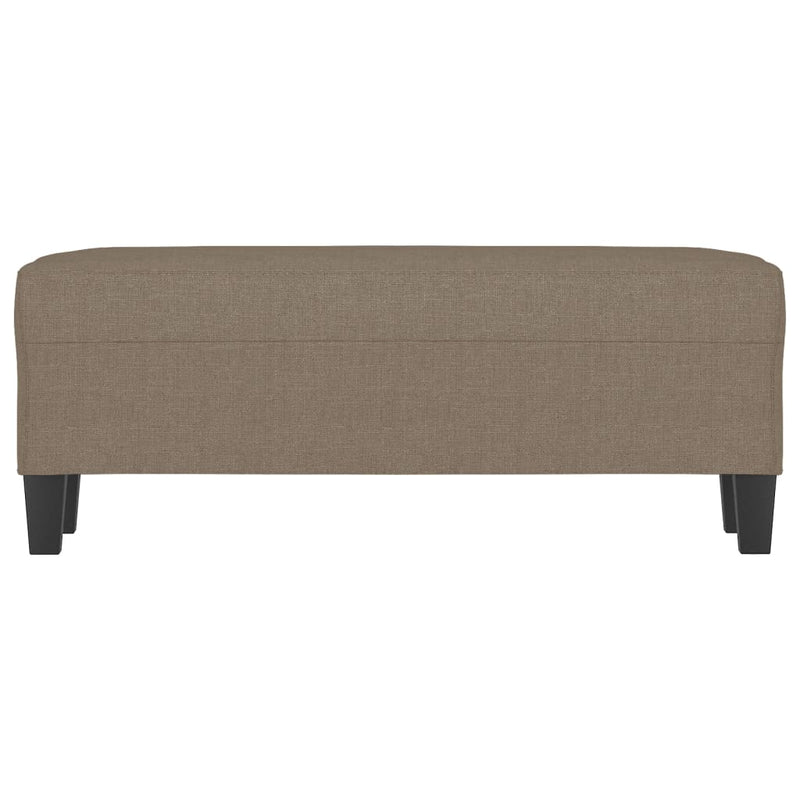 vidaXL tópszínű szövet pad 100 x 35 x 41 cm