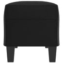 vidaXL fekete műbőr pad 100 x 35 x 41 cm