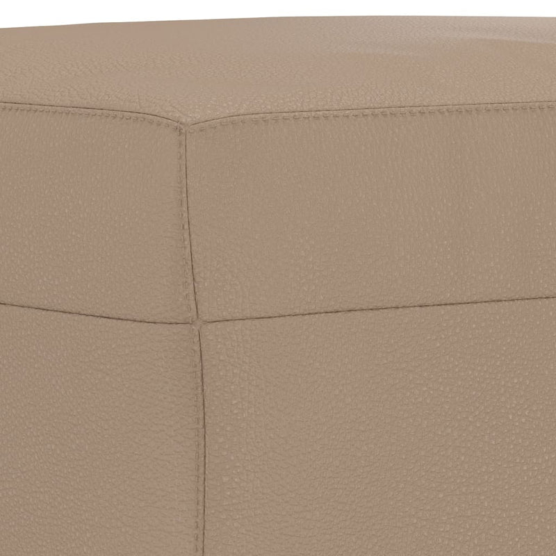 vidaXL kávészínű műbőr pad 100 x 35 x 41 cm