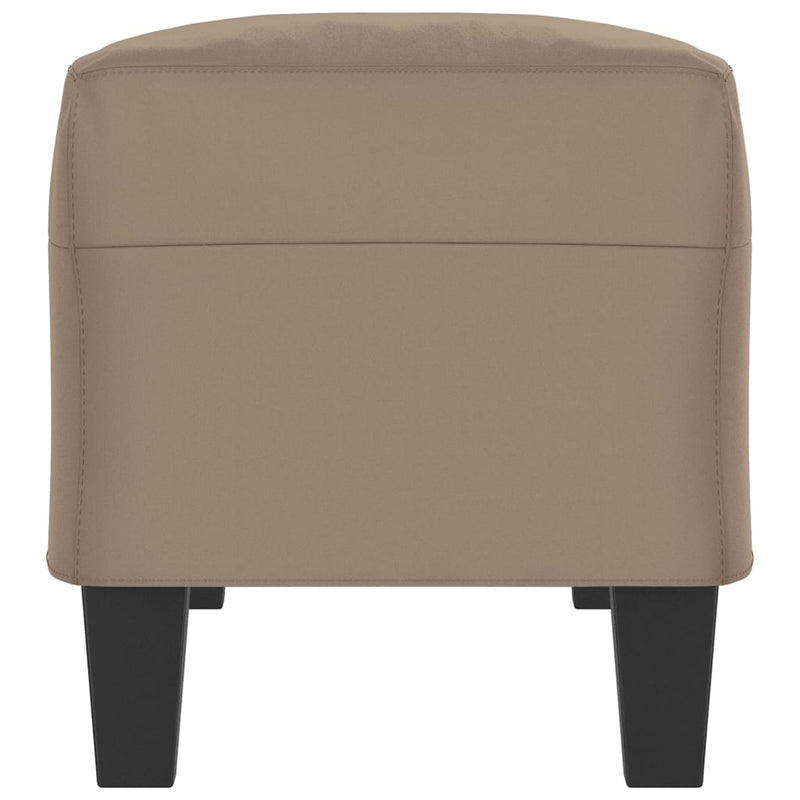 vidaXL tópszínű mikroszálas szövet pad 100x35x41 cm