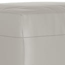 vidaXL világosszürke mikroszálas szövet pad 100 x 35 x 41 cm