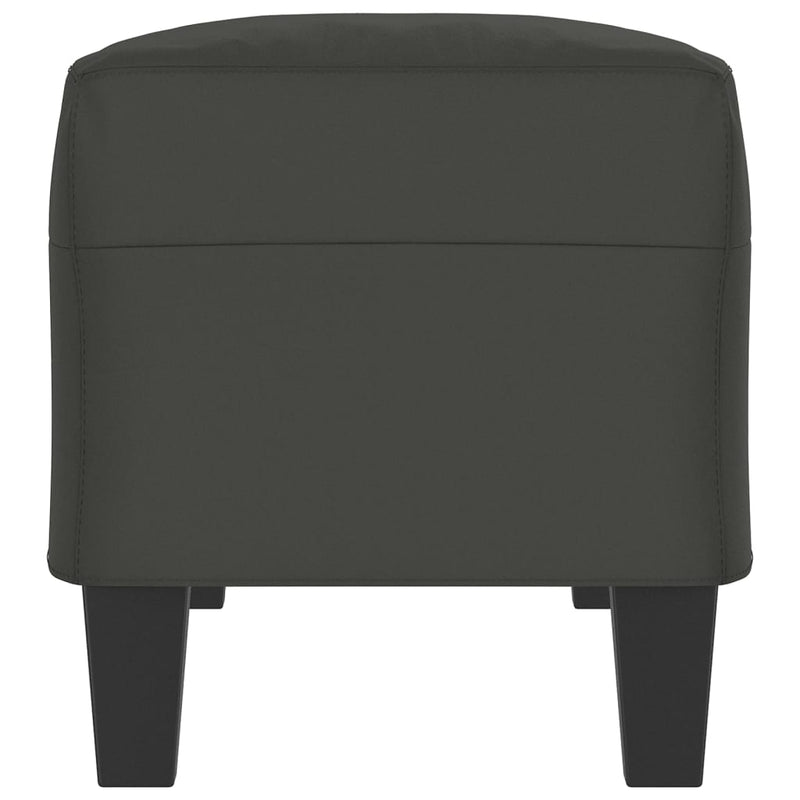 vidaXL sötétszürke mikroszálas szövet pad 100x35x41 cm