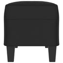 vidaXL fekete mikroszálas szövet pad 100 x 35 x 41 cm