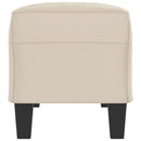 vidaXL krémszínű mikroszálas szövet pad 100 x 35 x 41 cm