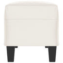 vidaXL bézs mikroszálas szövet pad 100x35x41 cm