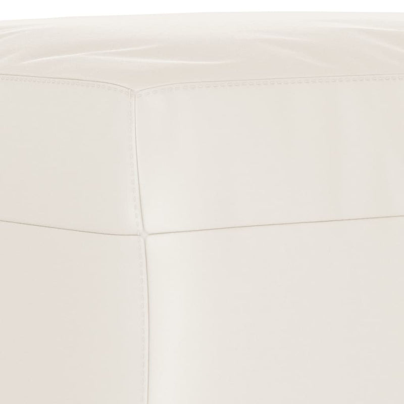 vidaXL bézs mikroszálas szövet pad 100x35x41 cm