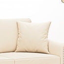 vidaXL 2 db krémszínű bársony díszpárna 40 x 40 cm