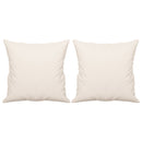 vidaXL 2 db bézs mikroszálas díszpárna 40 x 40 cm