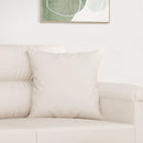 vidaXL 2 db bézs mikroszálas díszpárna 40 x 40 cm