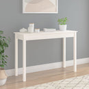 vidaXL fehér tömör fenyőfa tálalóasztal 110 x 40 x 75 cm