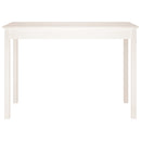 vidaXL fehér tömör fenyőfa ebédlőasztal 110 x 55 x 75 cm