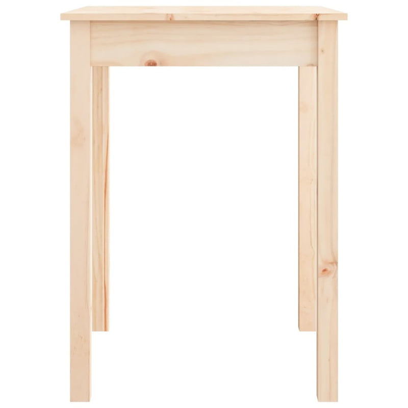 vidaXL tömör fenyőfa ebédlőasztal 55 x 55 x 75 cm