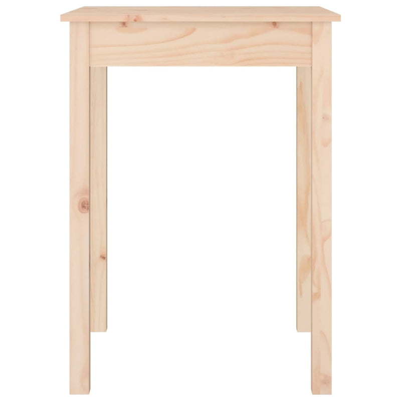 vidaXL tömör fenyőfa ebédlőasztal 55 x 55 x 75 cm