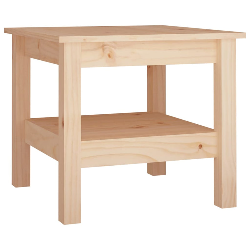 vidaXL tömör fenyőfa dohányzóasztal 45 x 45 x 40 cm