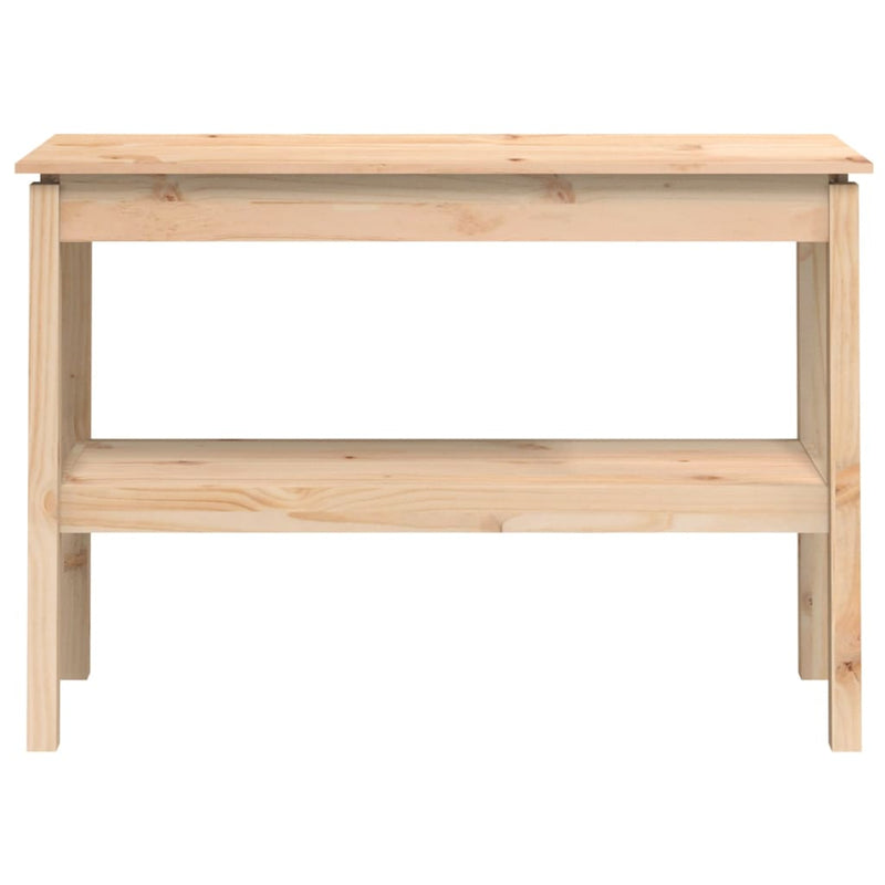 vidaXL tömör fenyőfa tálalóasztal 110 x 40 x 75 cm