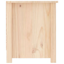 vidaXL tömör fenyőfa cipősszekrény 110 x 38 x 45,5 cm