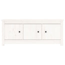 vidaXL fehér tömör fenyőfa cipősszekrény 110 x 38 x 45,5 cm