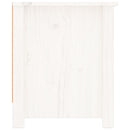 vidaXL fehér tömör fenyőfa cipősszekrény 110 x 38 x 45,5 cm