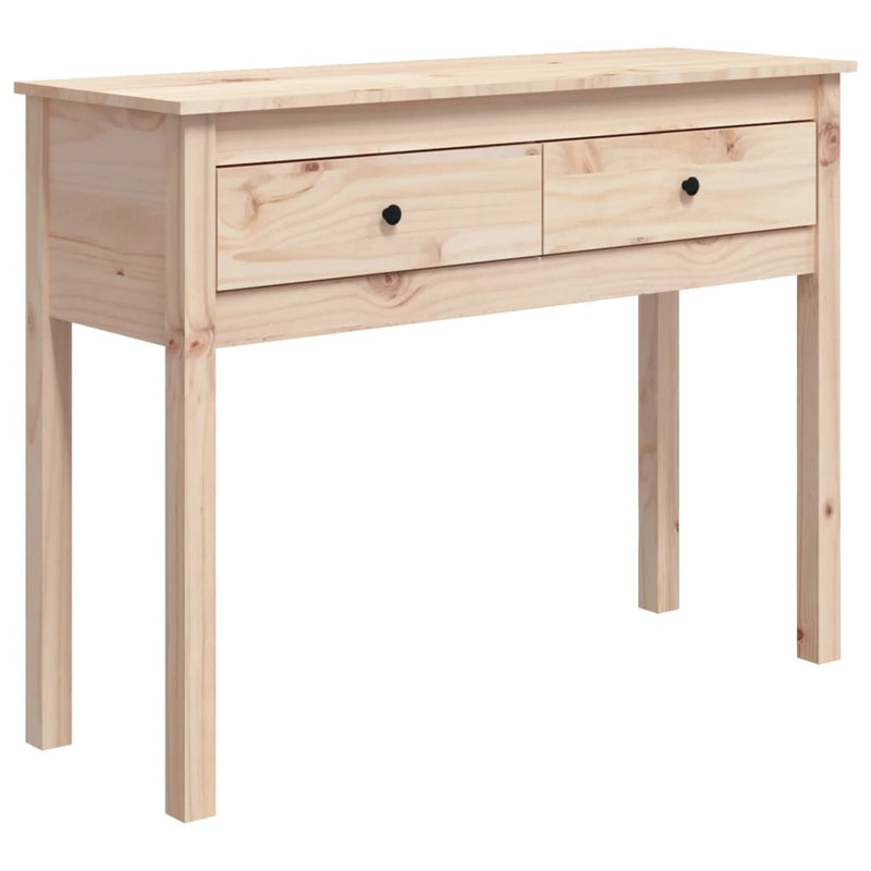 vidaXL tömör fenyőfa tálalóasztal 100 x 35 x 75 cm