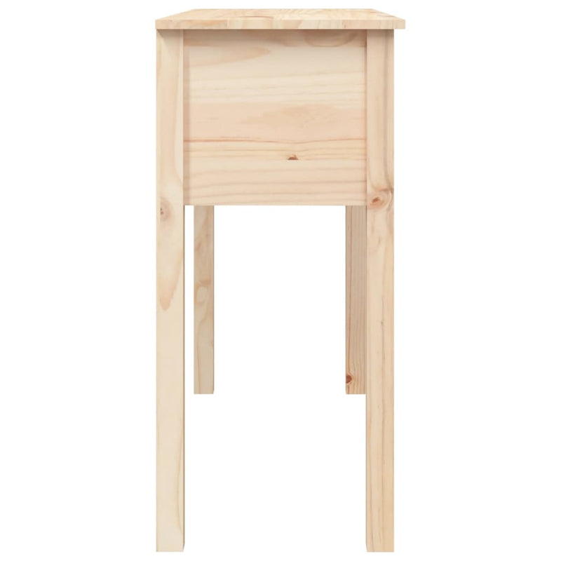 vidaXL tömör fenyőfa tálalóasztal 100 x 35 x 75 cm