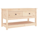 vidaXL tömör fenyőfa dohányzóasztal 102 x 49 x 55 cm