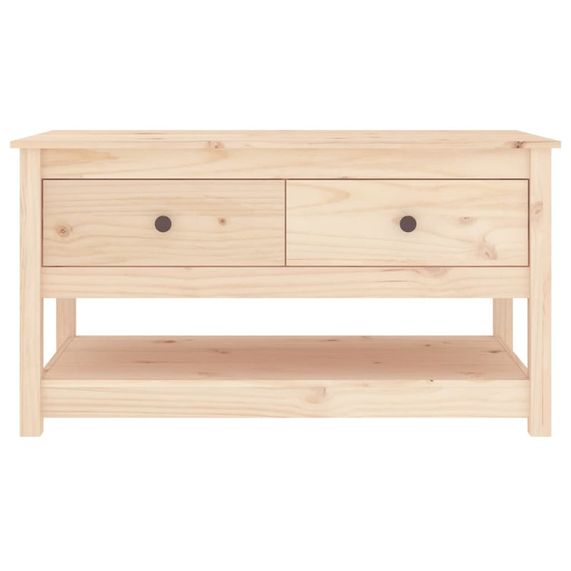 vidaXL tömör fenyőfa dohányzóasztal 102 x 49 x 55 cm