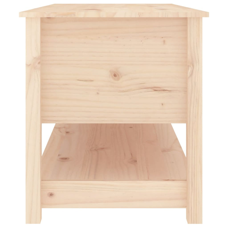 vidaXL tömör fenyőfa dohányzóasztal 102 x 49 x 55 cm