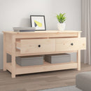 vidaXL tömör fenyőfa dohányzóasztal 102 x 49 x 55 cm